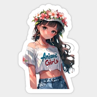 Anime Girls Sticker